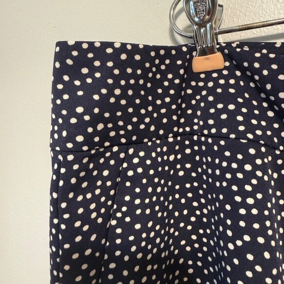NWOT Jessica London Womens Polka Dot Capri Pants Size 24 Navy & White - Picture 4 of 7